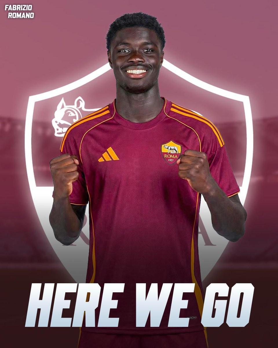 7m体育-Here we go！罗马诺：罗马将以总价2500万欧签下18岁前锋瓦斯
