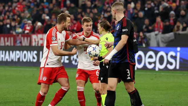 7m体育-拜仁在安联的第100场欧战：凯恩“坐牢”，女裁判抢戏